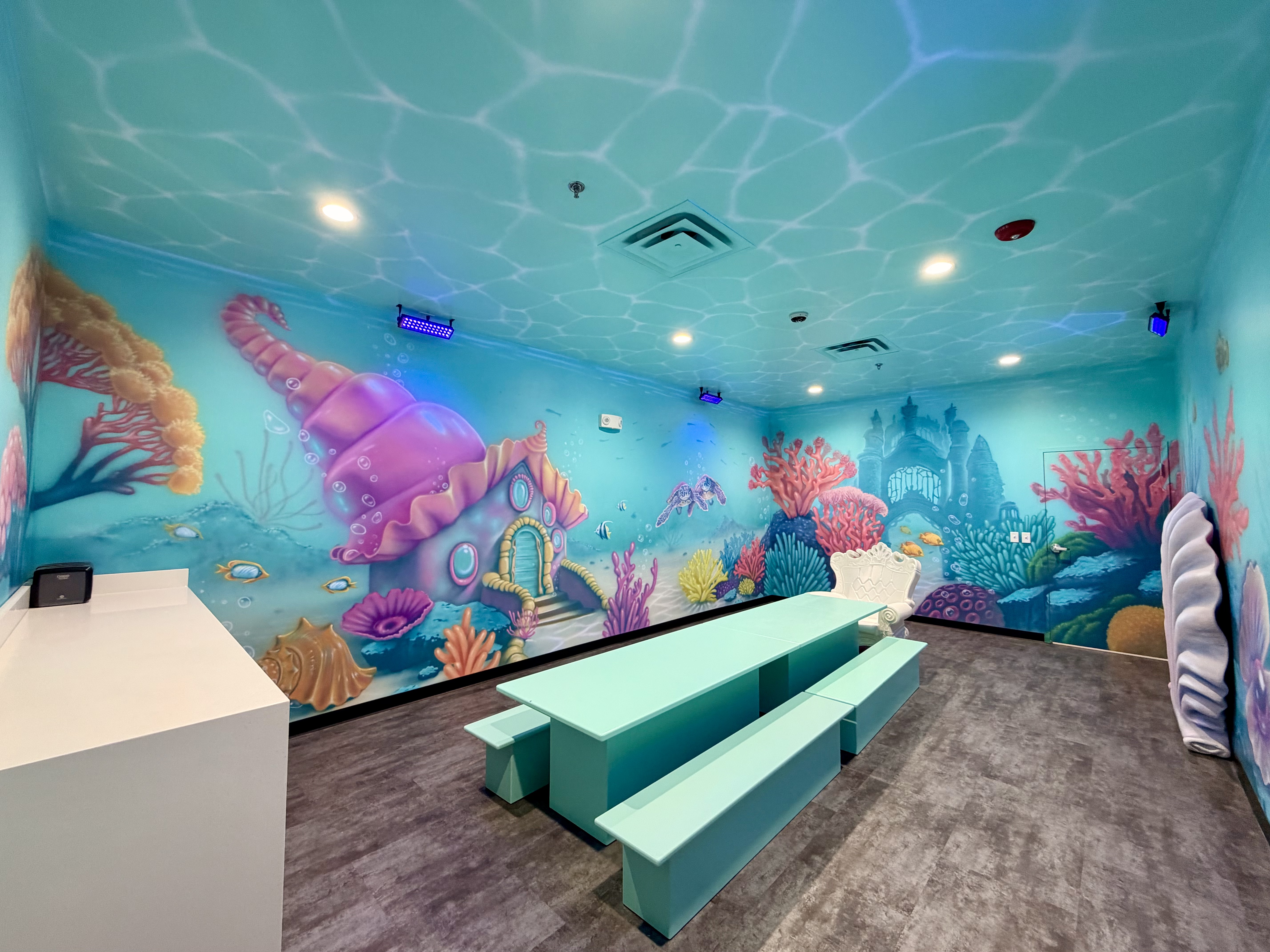 Mermaid Room Themed Room